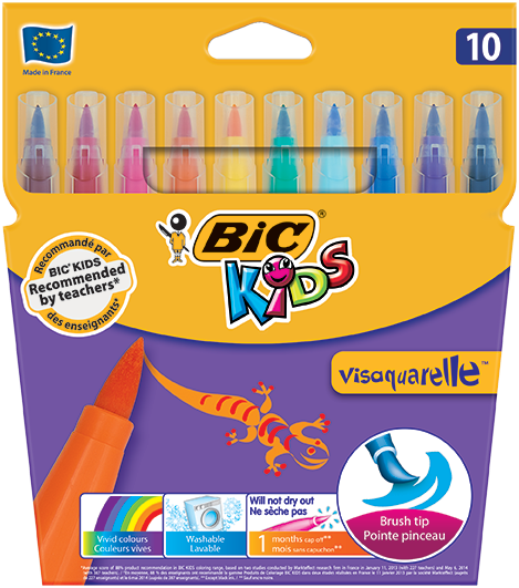 Rotulador BIC Kids 10+2 colores Ref.9202942 Bic MF-E1590 —  latiendadelmaestro
