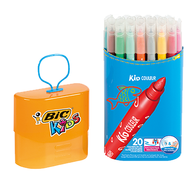 Bic Kids feutre Kid Couleur XL 96 feutres (classpack) bij VindiQ Office