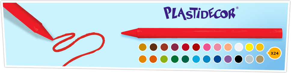 Case 12 Crayons Hard Colours Bic Plastidecor Box Age 30 Months Children  Girls